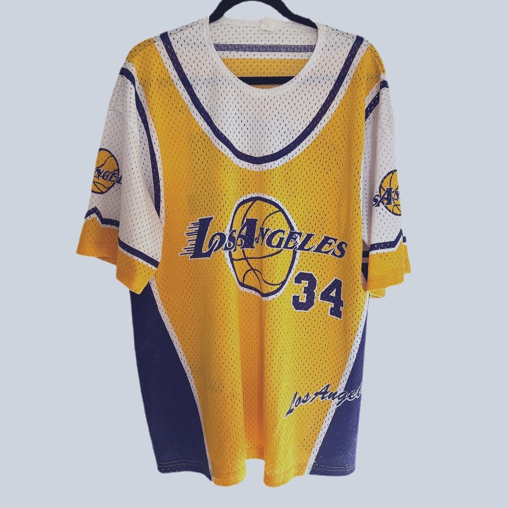 Vintage Champion LA Lakers Shaquille O’Neal Jersey Men’s XL #34